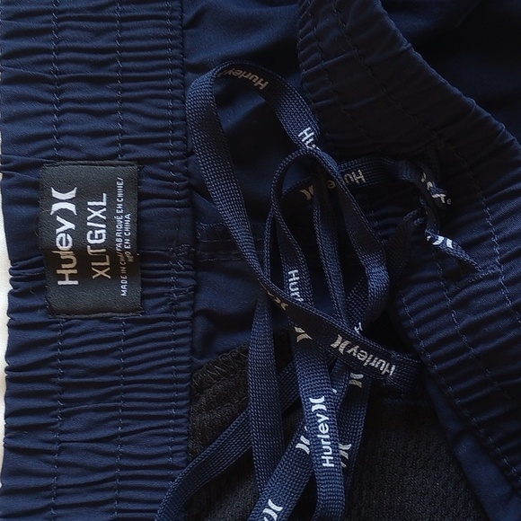 Hurley Nylon Track Pants XL 36x31 Blue - Picture 5 of 10